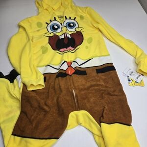 SpongeBob Squarepants Yellow Graphic Hoodie Top